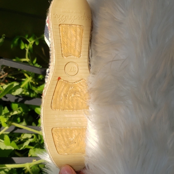 LARA ESPADRILLE Red White Blue 37 - Picture 6 of 8